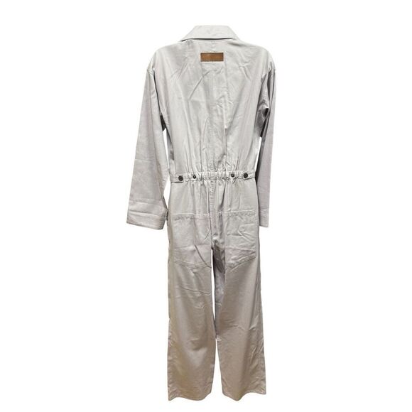 Rivet Utility Diva 100% Cotton Jumpsuit in Lavender NWT Size Small - Picture 3 of 8